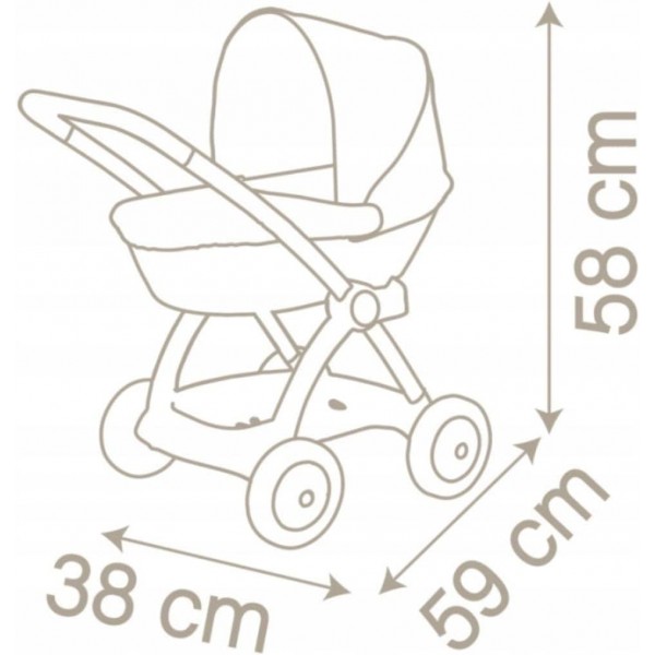 Carrozzina per Bambole Smoby Baby Nurse