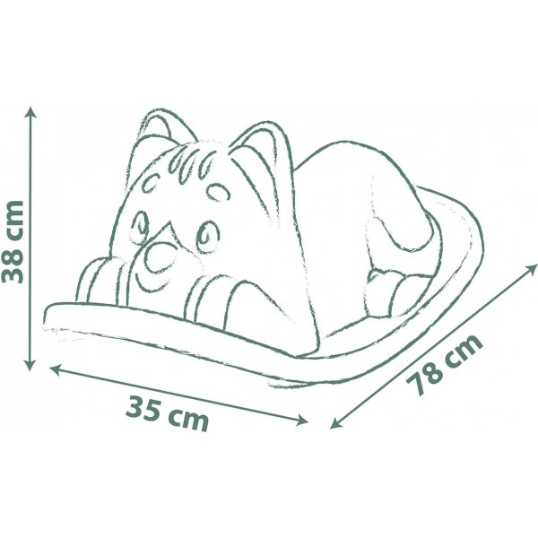 Smoby Life - Dondolo monoposto gatto