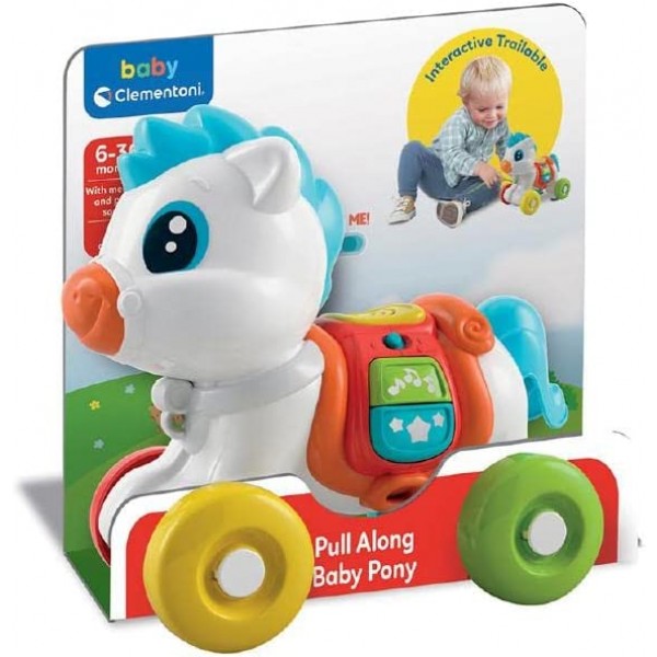Gioco Clementoni Pull Along Baby Pony