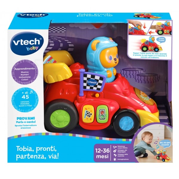 Gioco VTech Baby Tobia, Pronti, Partenza, Via!