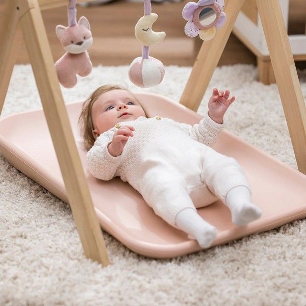 Materassino fasciatoio Nattou Softy Rosa in schiuma senza BPA