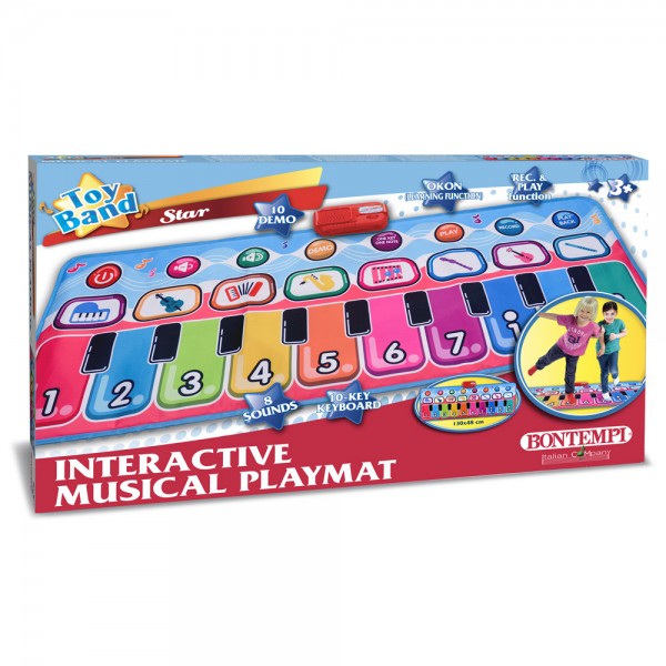 Tappeto Elettronico Bontempi Musicale Interattivo 130x48 cm.