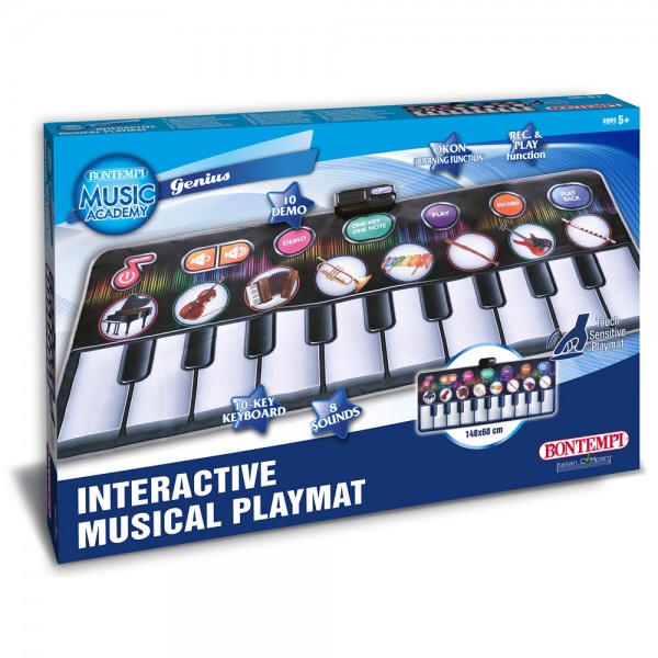 Tappeto Elettronico Bontempi Musicale Interattivo 148x60 cm.