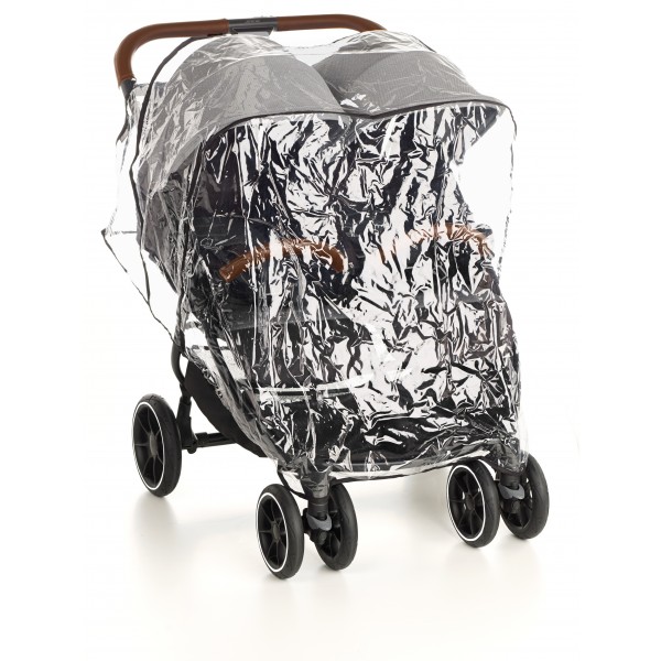Passeggino Gemellare Jane Twin Link Jet Black