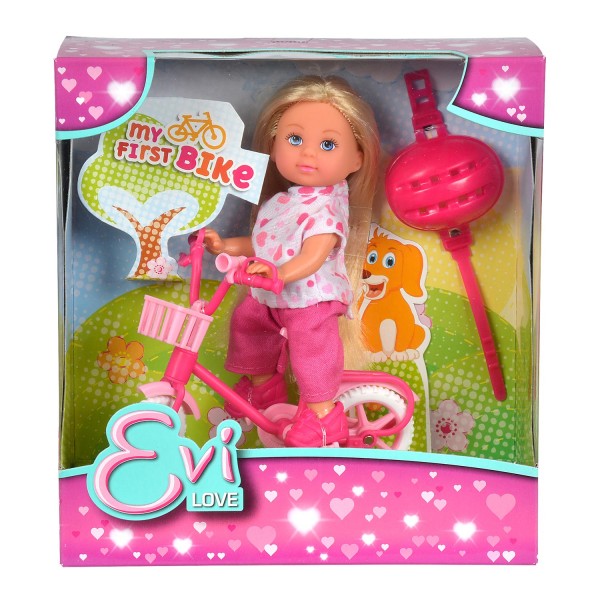 Bambola Simba Evi Love My First Bike Fucsia