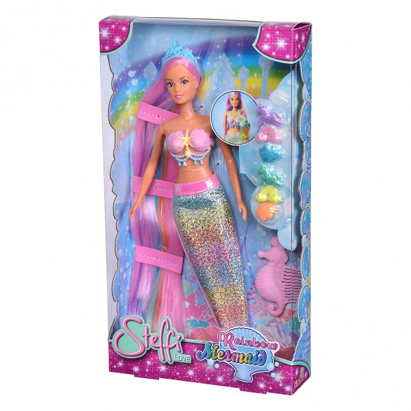 Bambola Simba Steffi Love Sirena Rainbow Mermaid