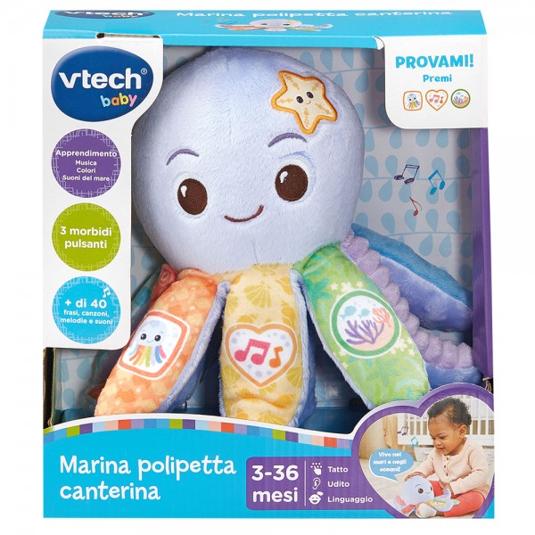 Peluche Interattivo VTech Baby Marina Polipetta Canterina