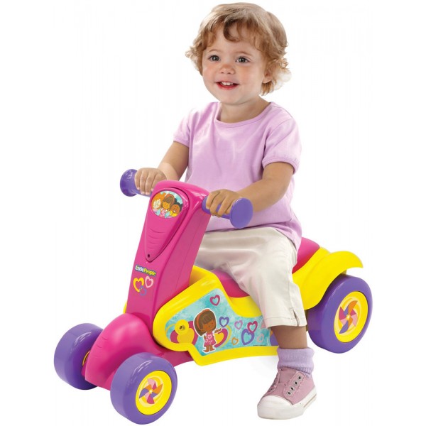 Cavalcabile Scooter Fisher Price Primi Passi Little People