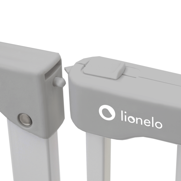 Lionelo Truus Slim Grey Cancelletto di sicurezza-Larghezza Regolabile da 75 fino a 105 cm 