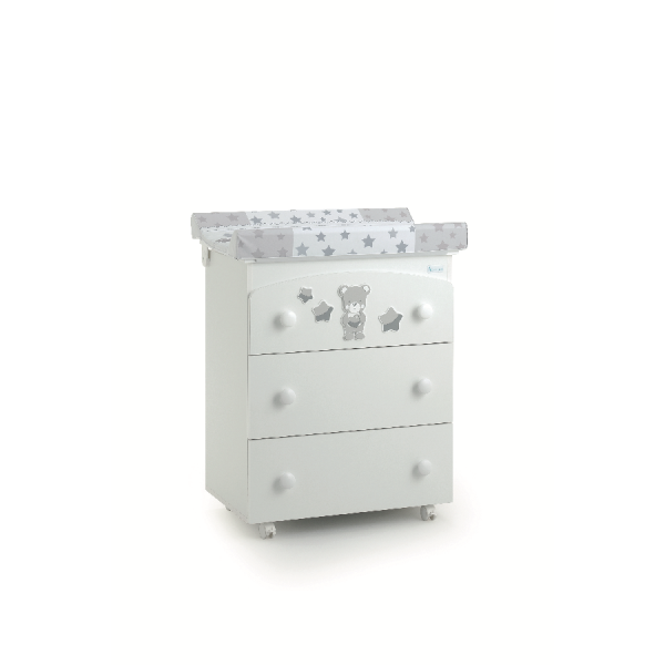 Set Azzurra Design Nice Bianco ( Lettino + Bagnetto )