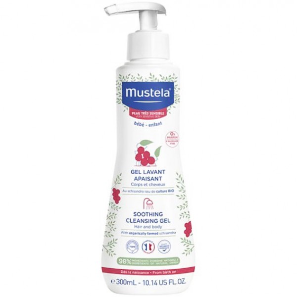 Gel Detergente Lenitivo Mustela 300 ml