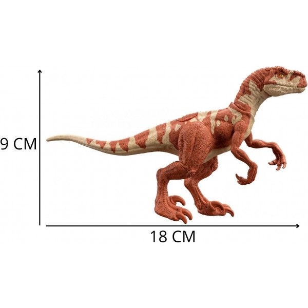 Dinosauro Mattel Jurassic World Attacco Giurassico Atrociraptor