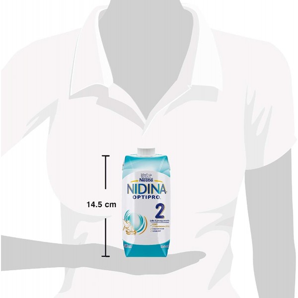 12 CONFEZIONI - Latte Nestlé Nidina Optipro 2 500 ml
