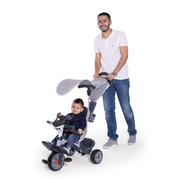 Triciclo Smoby Baby Driver Comfort Grigio