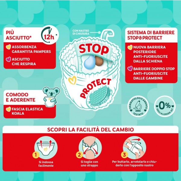 Pampers Baby Dry Mutandino XL Taglia 6 (15+ kg), 90 Pannolini-Formato Scorta