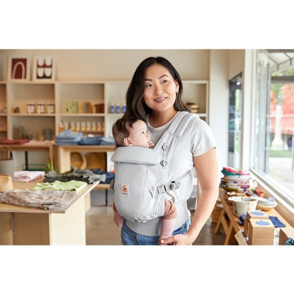 Ergobaby Marsupio Adapt 2.0 Soft Touch Cotton Pearl Gray