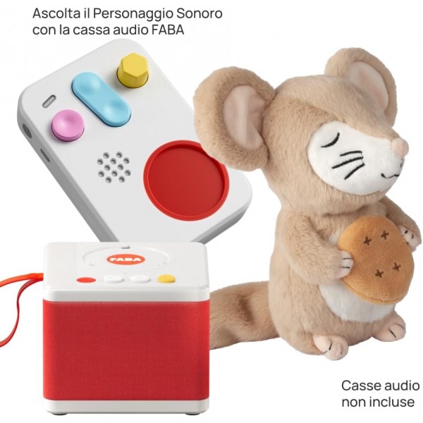 Peluche Sonoro Faba Tutti a Nanna con Oscar! per Raccontastorie
