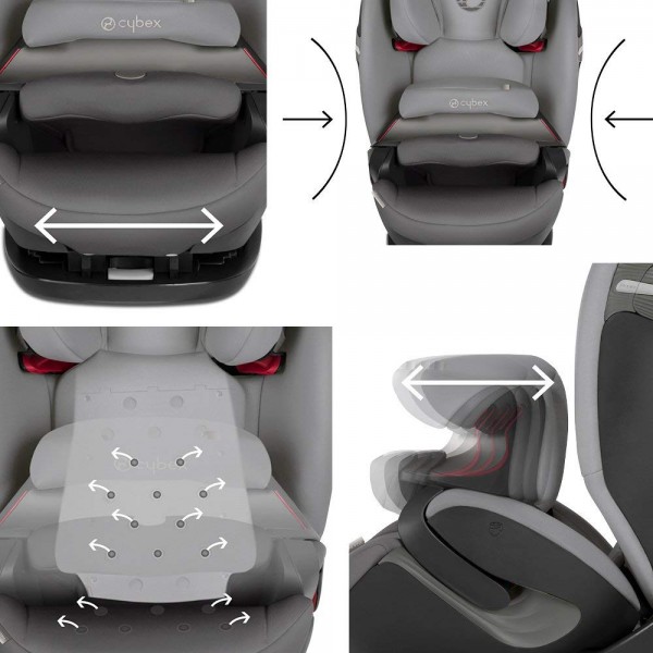 Seggiolino Auto Cybex Pallas S-fix Granite Black