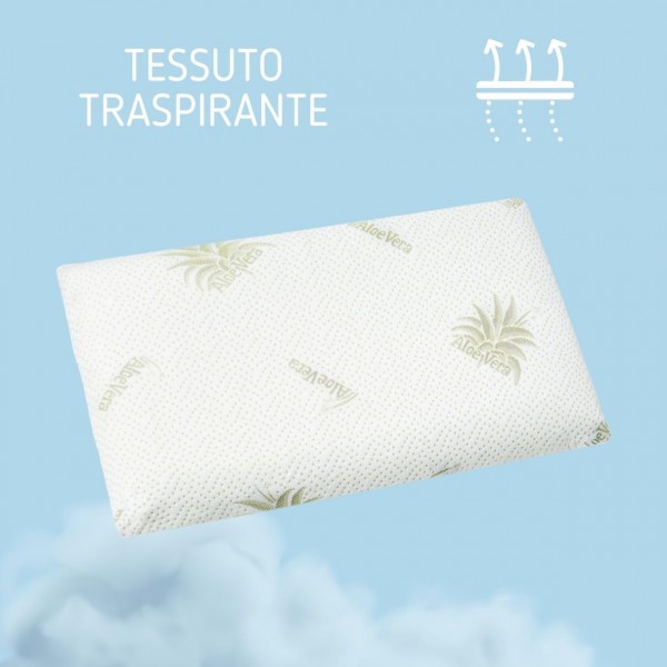 Cuscino Lettino Antisoffoco ALTO Kiby in Aloe Vera 4,5h