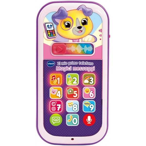 VTech Il mio primo telefono - Magici messaggi - Rosa 9-36 mesi