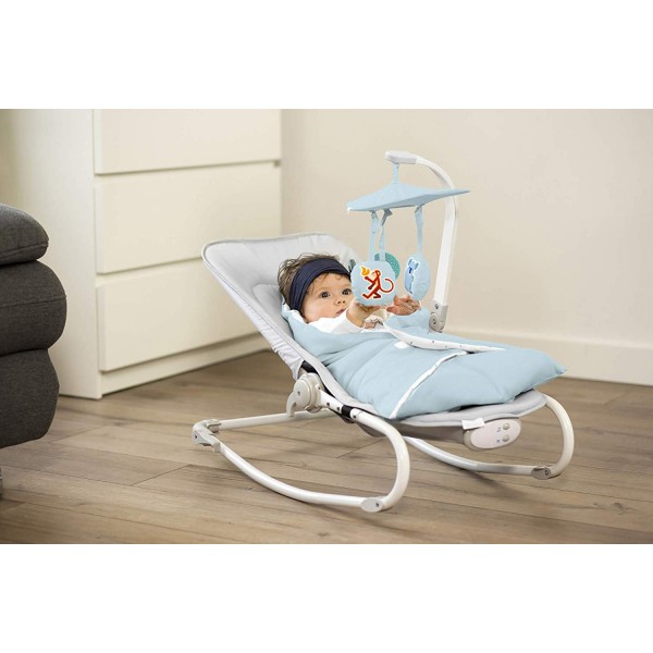 Sdraietta a Dondolo Kinderkraft Felio Light Blue