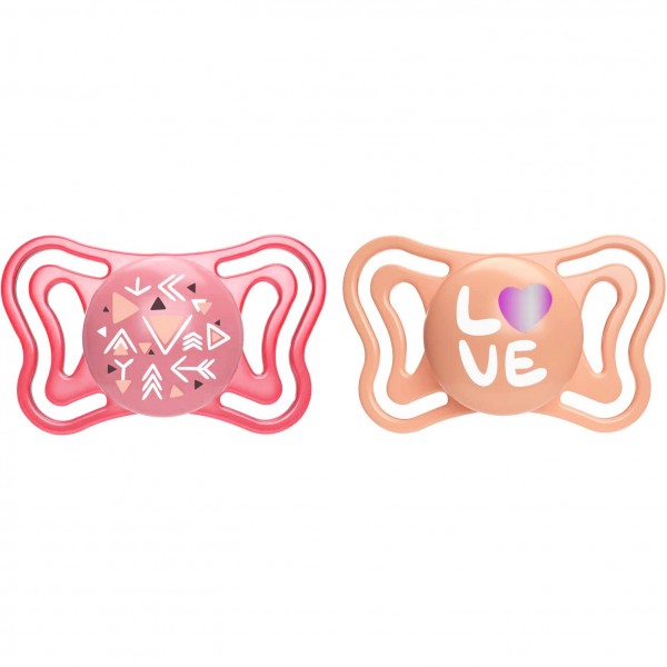 Succhietto Chicco Physio Forma Light Silicone Rosa 16-36 m