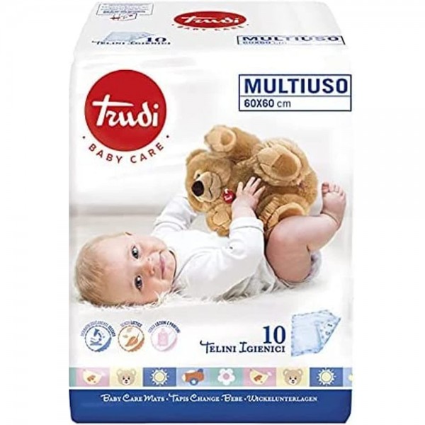 Telini Igienici Multiuso Trudi 60 x 60 cm 10 pz