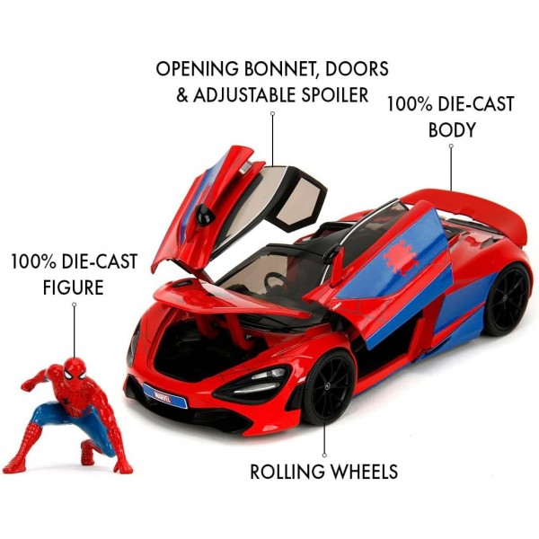Simba Marvel Auto McLaren 720S scala 1:24
