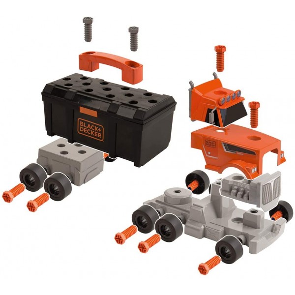 Camion Smoby Black+Decker Bricolo con Cassetta Attrezzi