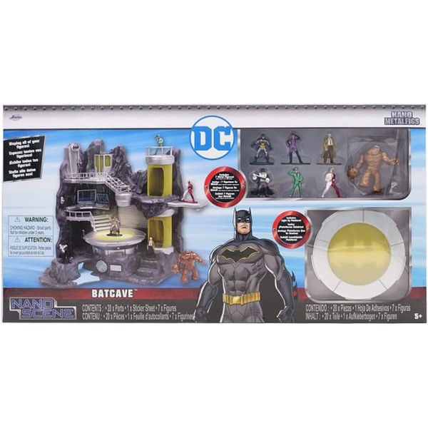 Playset Jada Toys Batman Nano Scene Batcaverna