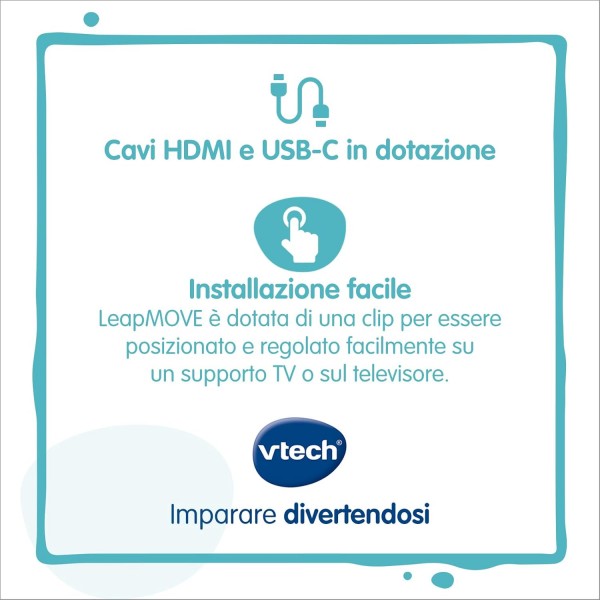 VTech LeapMove- Console TV Interattiva per Bambini 4-11 anni