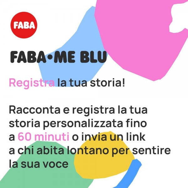 Personaggio Sonoro Faba Faba Me Blu per Raccontastorie