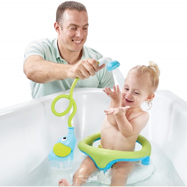 Yookidoo Elephant Baby Shower Blu – Giocattolo da bagno 0-2 anni