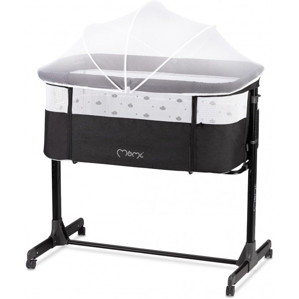 Culla Co-Sleeping MoMi Revo Grigio Scuro