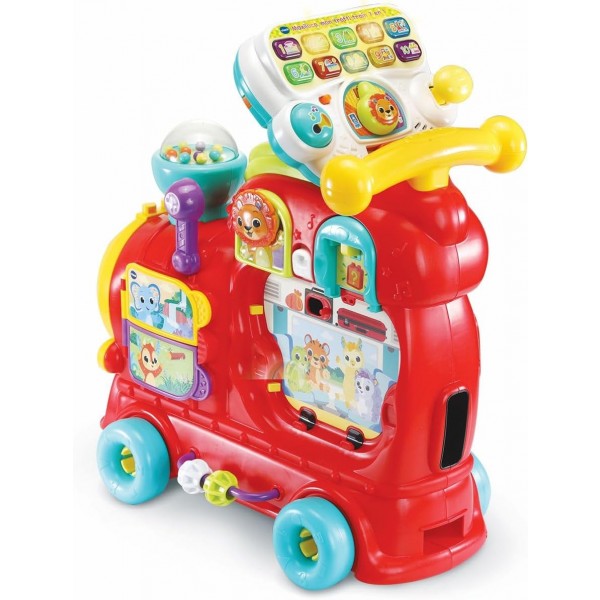 VTech Edo Maxi Treno Cavalcabile e Giocattolo Multiattività 7 in 1-Lingua Italiana,12-36 Mesi 