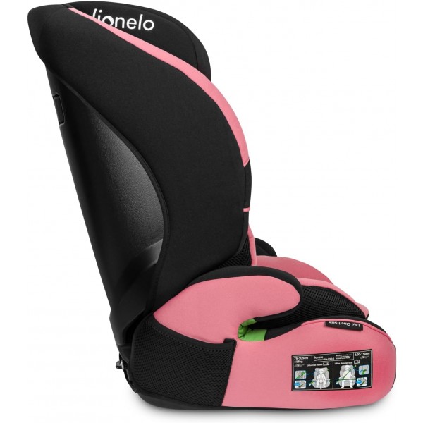 LIONELO LEVI ONE I-SIZE Seggiolino auto 76-150 cm Pink Rose