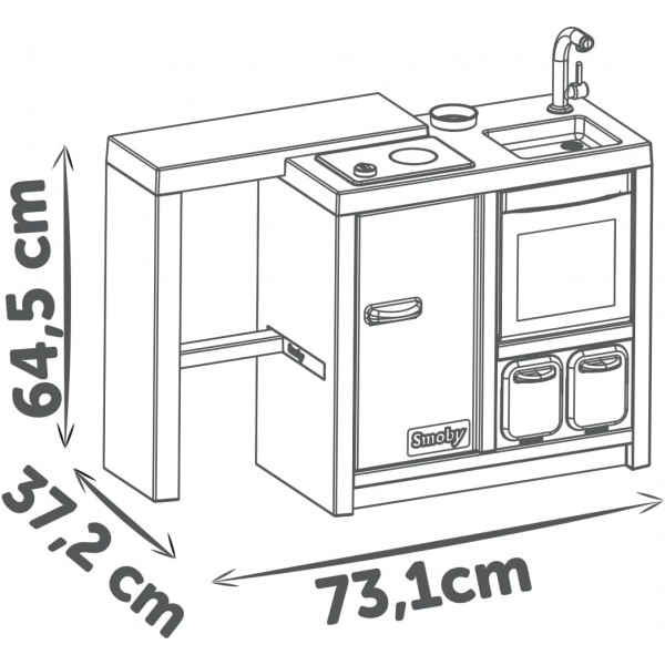 Smoby Cucina Isola +3anni