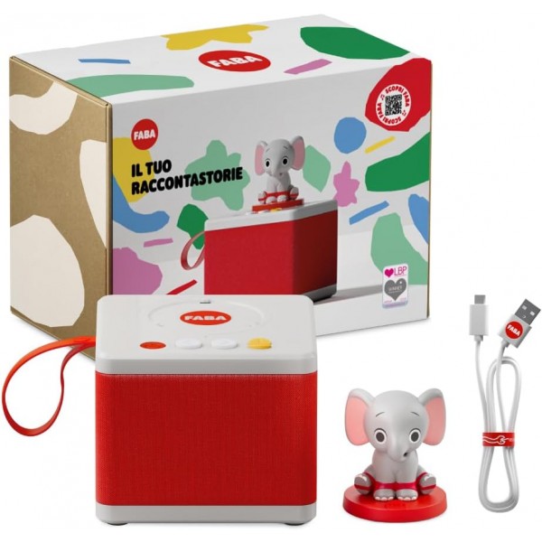 Raccontastorie Faba Starter Set + Personaggio Sonoro Elefante
