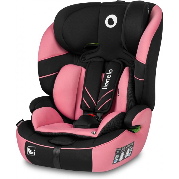 LIONELO LEVI ONE I-SIZE Seggiolino auto 76-150 cm Pink Rose