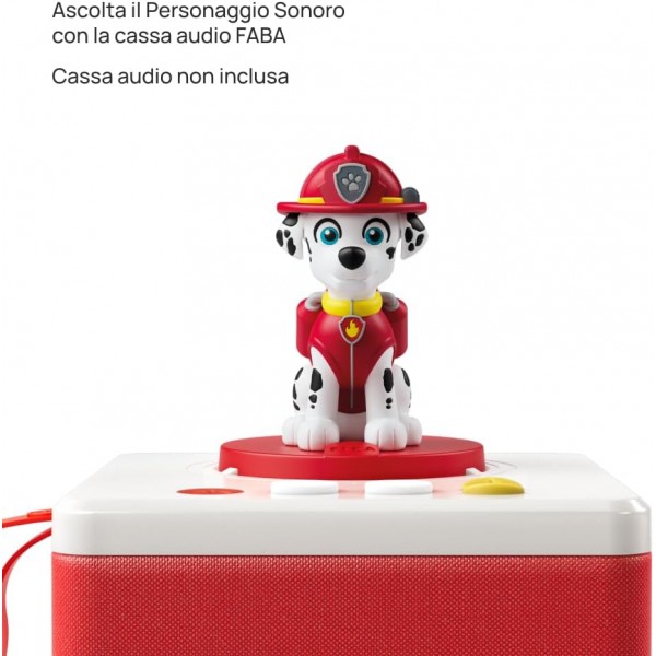 Personaggio Sonoro Faba PAW Patrol La Squadra Dei Cuccioli: Marshall per Raccontastorie