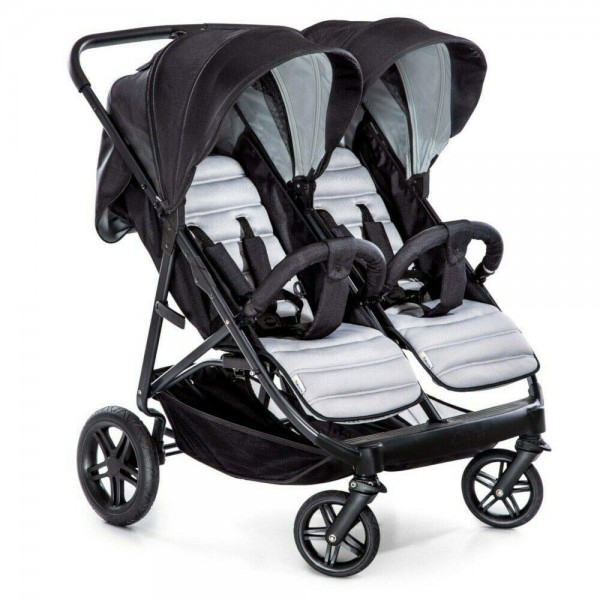 Passeggino Gemellare Hauck Rapid3R Duo Silver/Charcoal