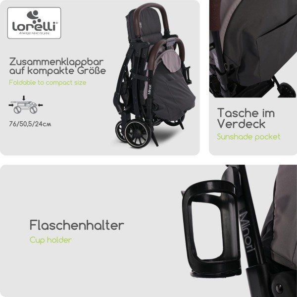 Lorelli Passeggino leggero Minori Opal Green