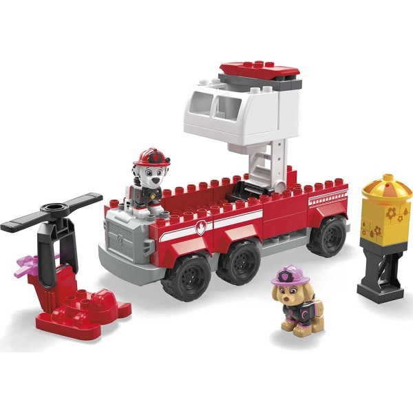 Costruzioni Mega Paw Patrol Camion dei Pompieri di Marshall