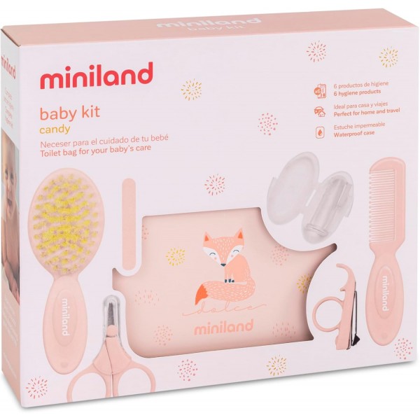 Miniland Baby Kit Candy- Borsa da toilette