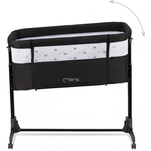 Culla Co-Sleeping MoMi Revo Grigio Scuro