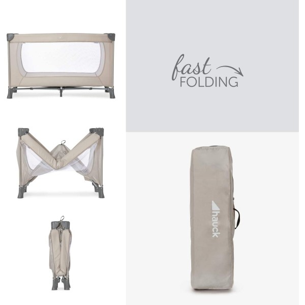 Lettino da Campeggio Hauck Dream N Play Beige