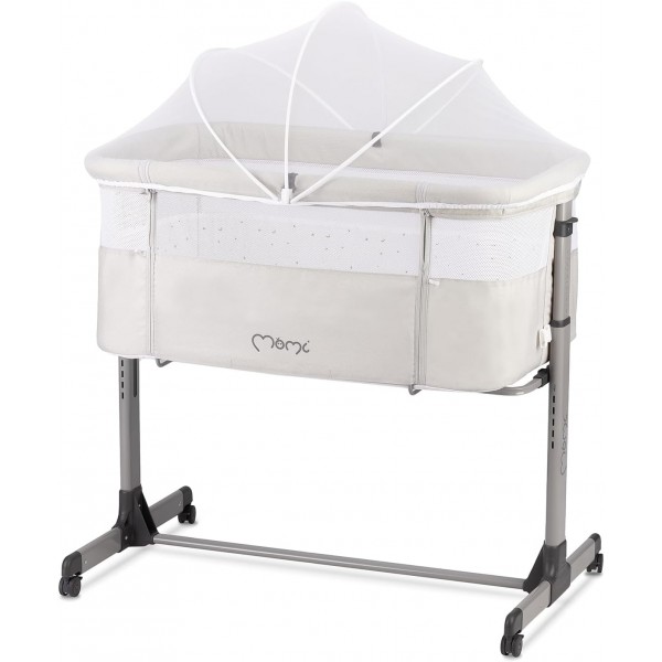 Culla Co-Sleeping MoMi Revo Grigio Chiaro