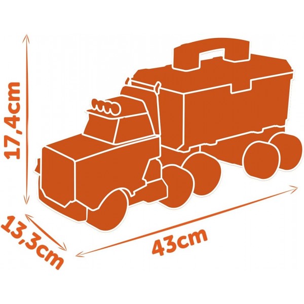 Smoby Black + Decker - Camion con Rimorchio