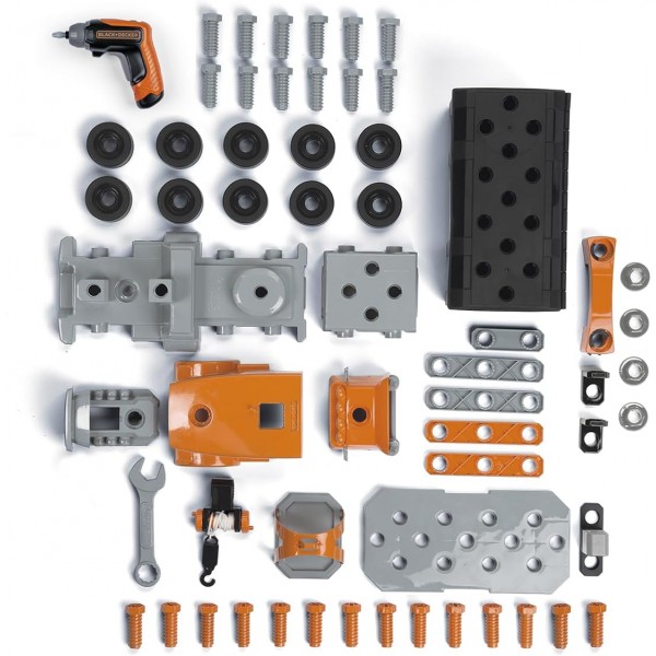 Smoby Black + Decker - Camion con Rimorchio