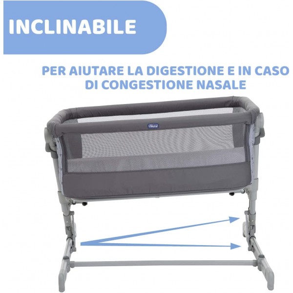 Culla Chicco Next2Me Go Grigio Scuro